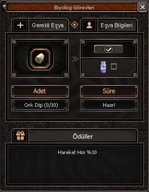 Biyolog sistemi GUI