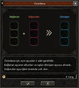 Eşya Özümleme sistemi paneli